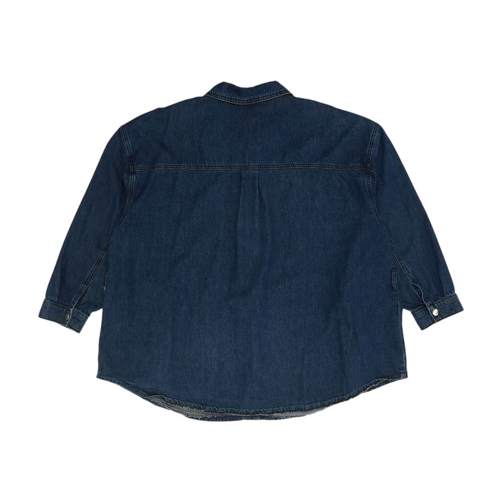 Blue Plus Solid Denim Jacket