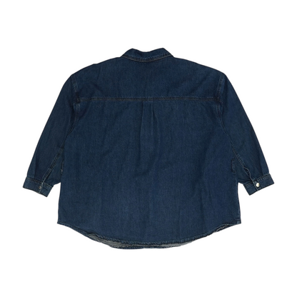 Blue Plus Solid Denim Jacket