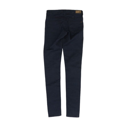 Navy Solid Low Rise Skinny Leg Jeans