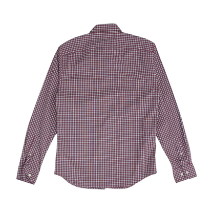 Red Plaid Long Sleeve Button Down