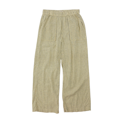 Cream Striped Pants