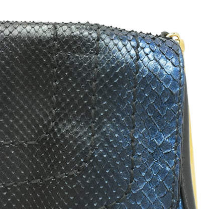 Tricolor Exotic Leather Frame Purse