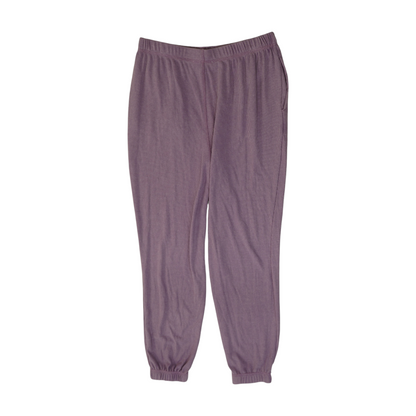 Purple Solid Pajama Bottom