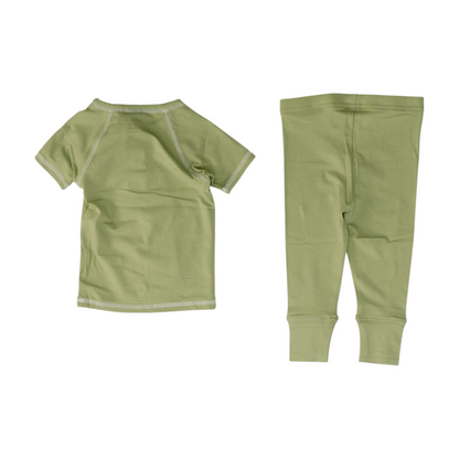 Green Short Sleeve Set