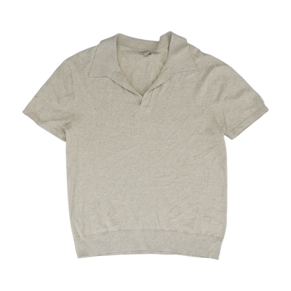 Beige Solid Pullover Sweater