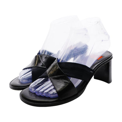 Black Casual Slide Sandals