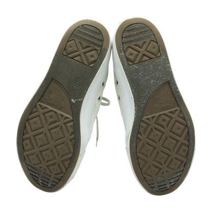 White Mid-Top Athletic Shoes