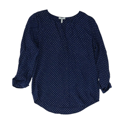 Navy Graphic Blouse