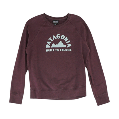 Burgundy Solid Sweatshirt Pullover