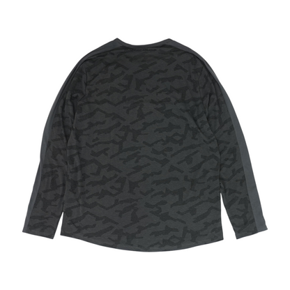 Gray Print Active T-Shirt