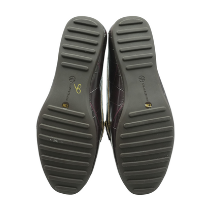 Deep Purple Slip-On Flats