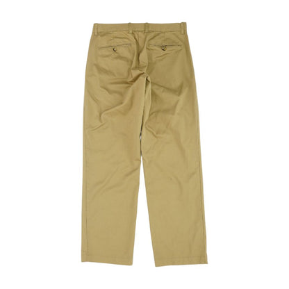 Brown Solid Chino Pants