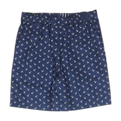 Navy Graphic Chino Shorts