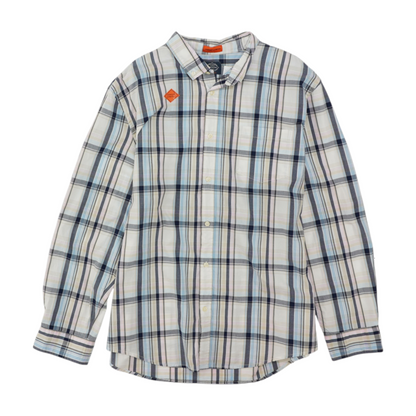 Multi Plaid Long Sleeve Button Down