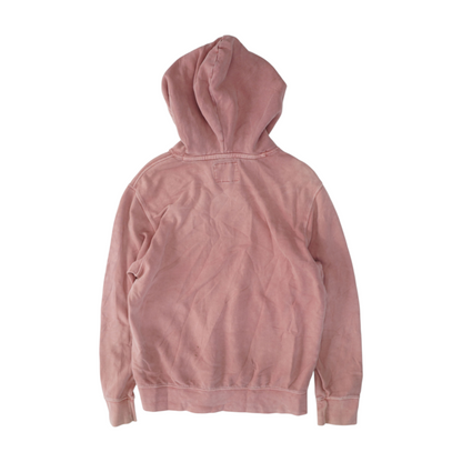 Pink Solid Hoodie Pullover