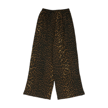 Brown Animal Print Pants