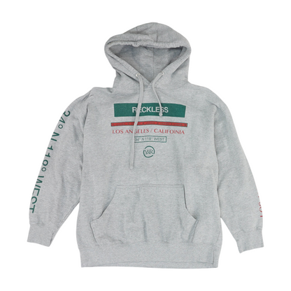 Gray Solid Hoodie Pullover