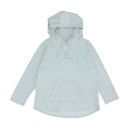 Gray Solid Hoodie Pullover
