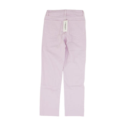 Pink Solid Jeans