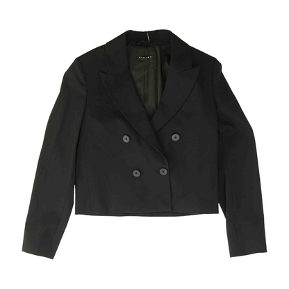 Black Solid Blazer