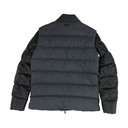 Gray Color Block Jacket