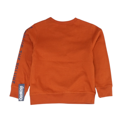 Orange Sweatshirt Pullover