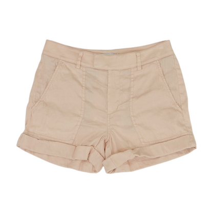 Pink Solid Chino Shorts