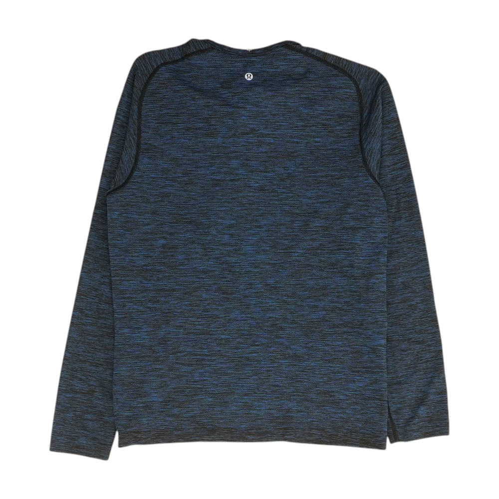 Blue Solid Henley T-Shirt