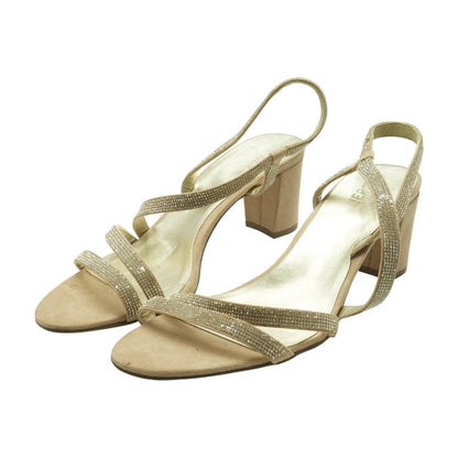 Beige Block Heels