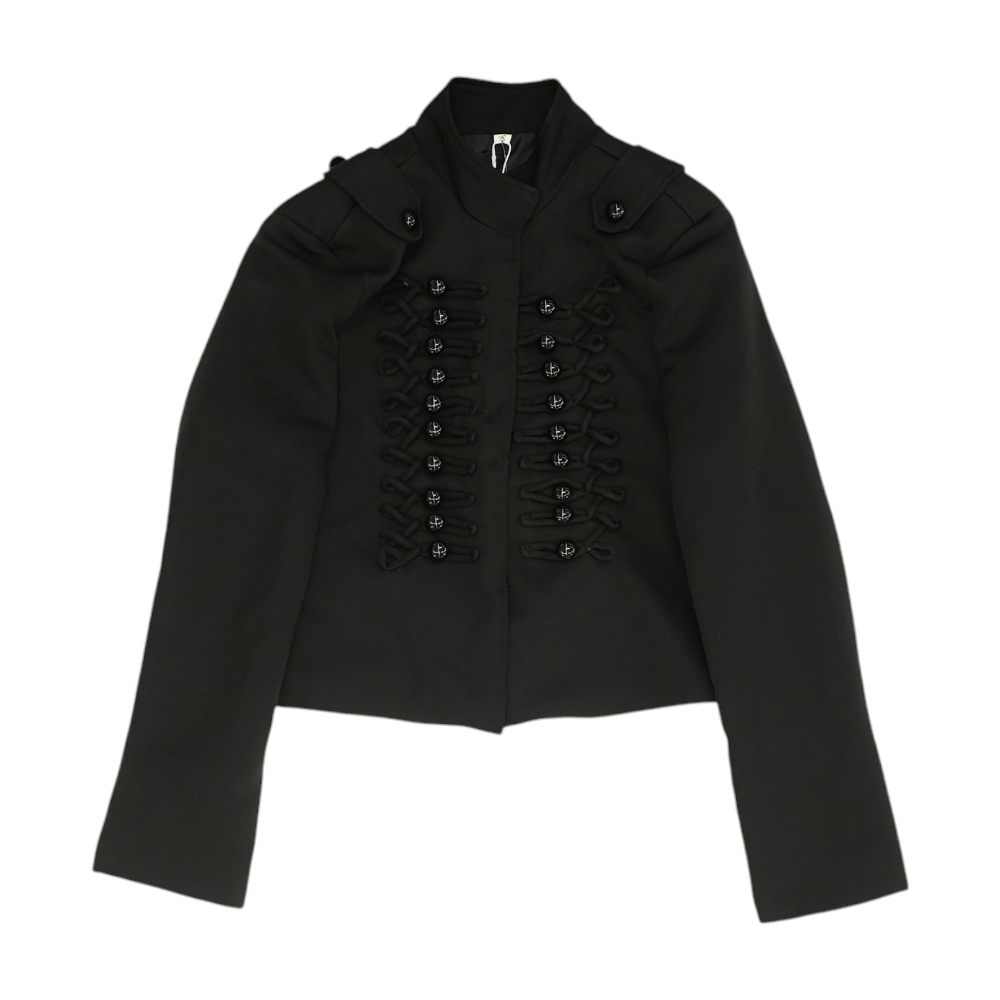Black Solid Blazer