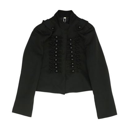 Black Solid Blazer