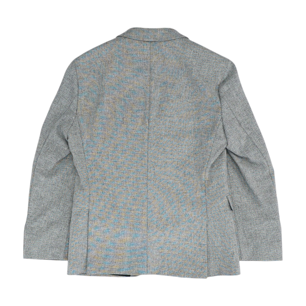 Gray Short Solid Sport Coat