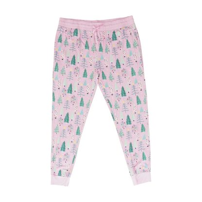 Pink Graphic Pajama Bottom