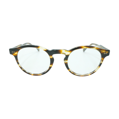 Brown Mission District II Round Prescription Eyewear