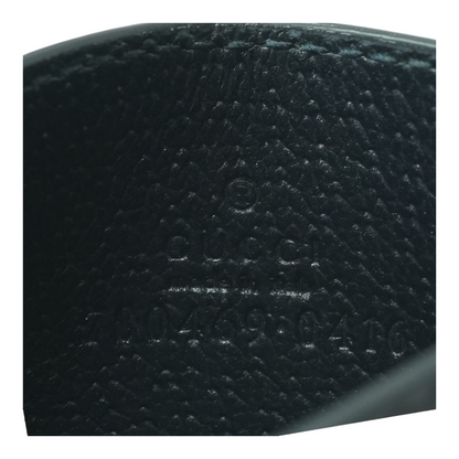 Black Horsebit 1955 Leather Card Wallet