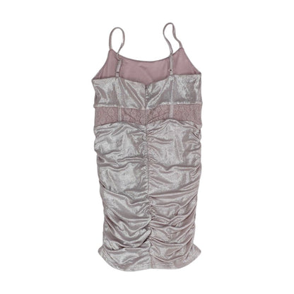 Pink Solid Dress
