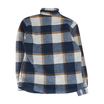 Navy Plaid Jacket