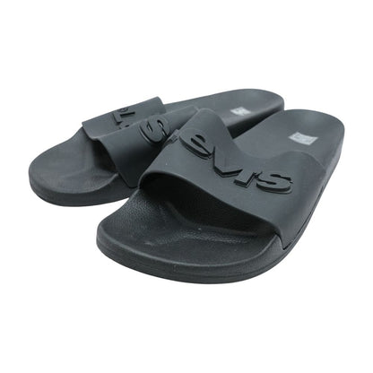 Black Casual Slide Sandals