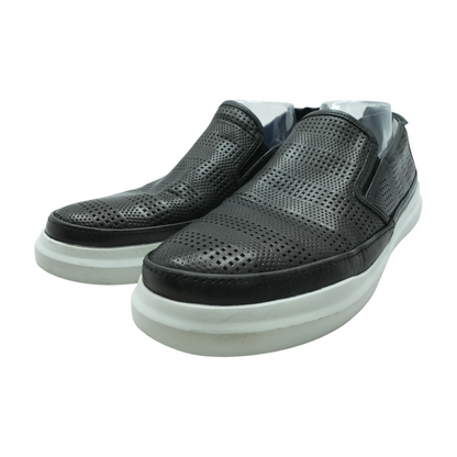 Black Slip-On Casual Shoes