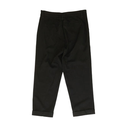 Black Solid Pants