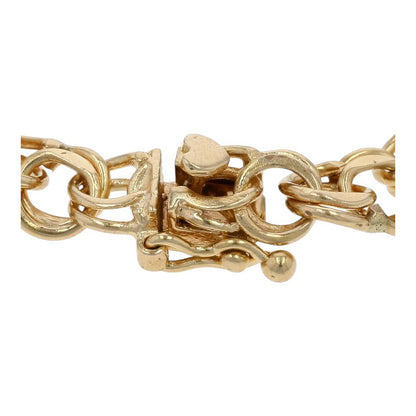 14K Gold Double Link Bracelet