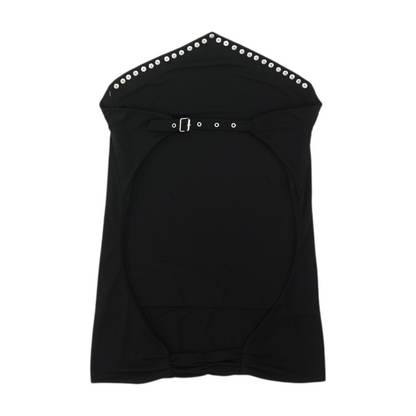 Black Cropped Blouse