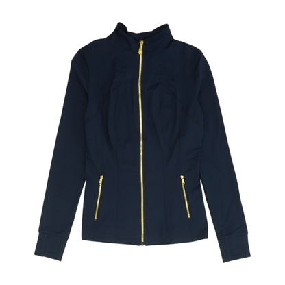 Navy Solid Active Jacket