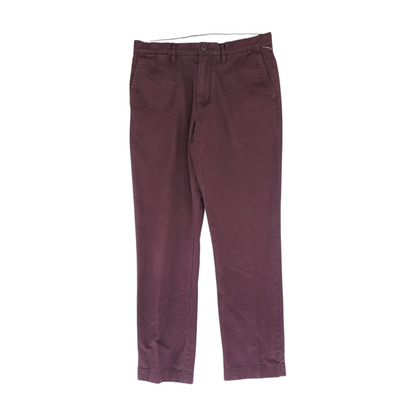 Burgundy Regular Pants