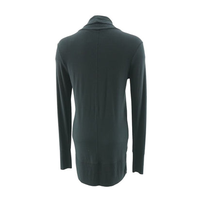 Black Solid Cardigan Sweater