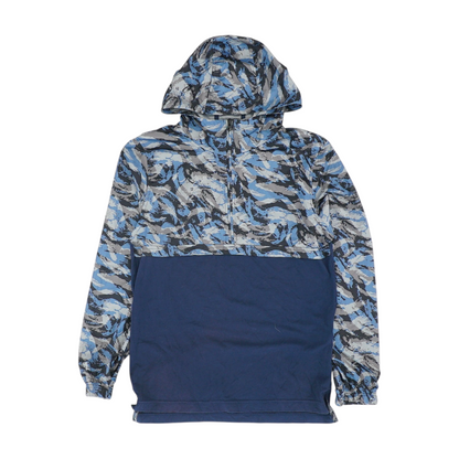 Blue Camo 1/4 Zip Pullover