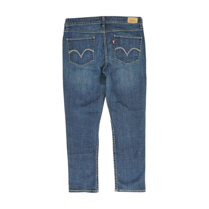Blue Short Skinny Jeans