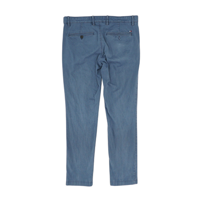 Blue Tapered Pants