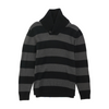 Navy Striped Pullover Sweater