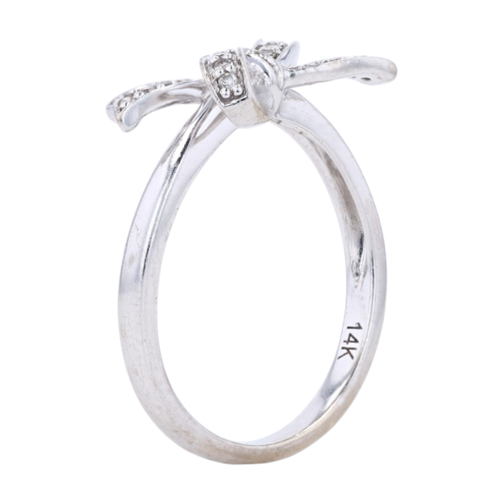 14K White Gold Diamond Fashion Ring